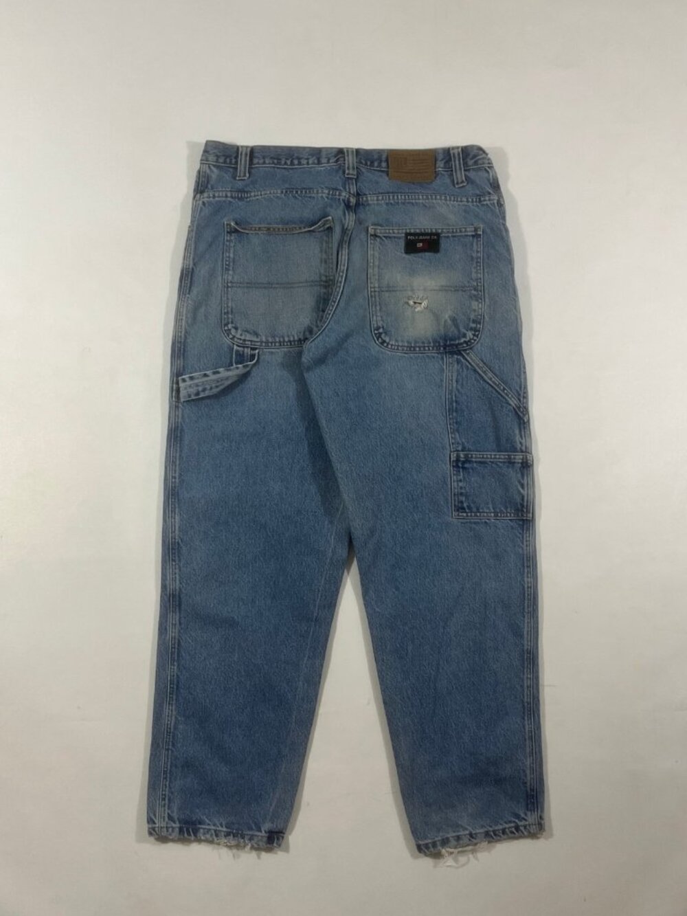 Vintage Polo Jeans Co Ralph Lauren Medium Wash Carpenter Denim Jeans 38
